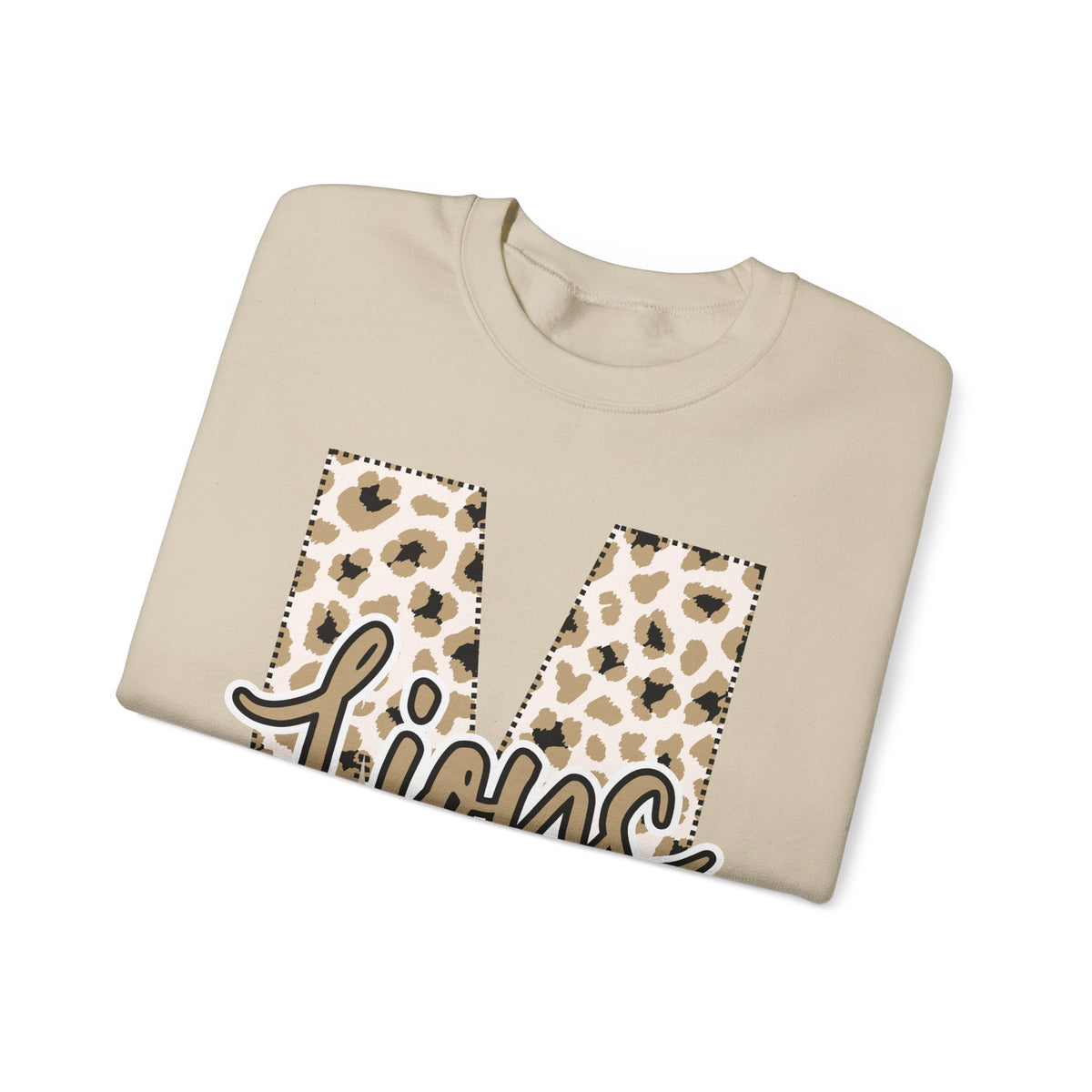 Manila M - Lions Leopard Print Sweatshirt -