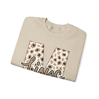Manila M - Lions Leopard Print Sweatshirt -