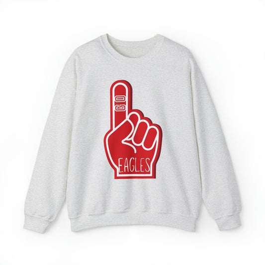 Eagles Foam Finger Unisex Heavy Blend™ Crewneck Sweatshirt