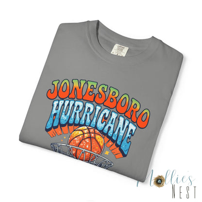 Retro Basketball Unisex T-Shirt Jonesboro Hurricane. ADULT