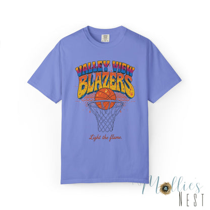 Retro Basketball T-Shirt | Valley View Blazers ADULT