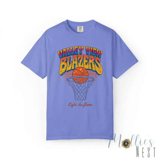 Retro Basketball T-Shirt | Valley View Blazers ADULT