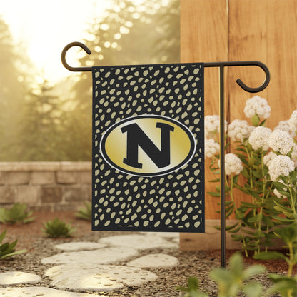 Nettleton Logo Flag. Polka Dot background