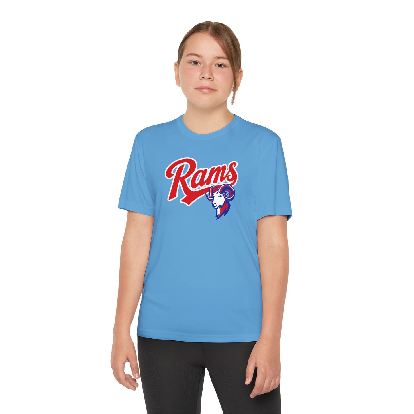 RAMS Youth Drifit — Paragould Rams Script Logo Team Shirt
