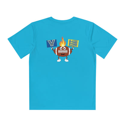 Youth Valley View Flame Football. Competitor Tee