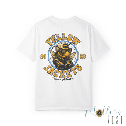 Yellow Jackets. Wynne Mascot T-Shirt —(2026)