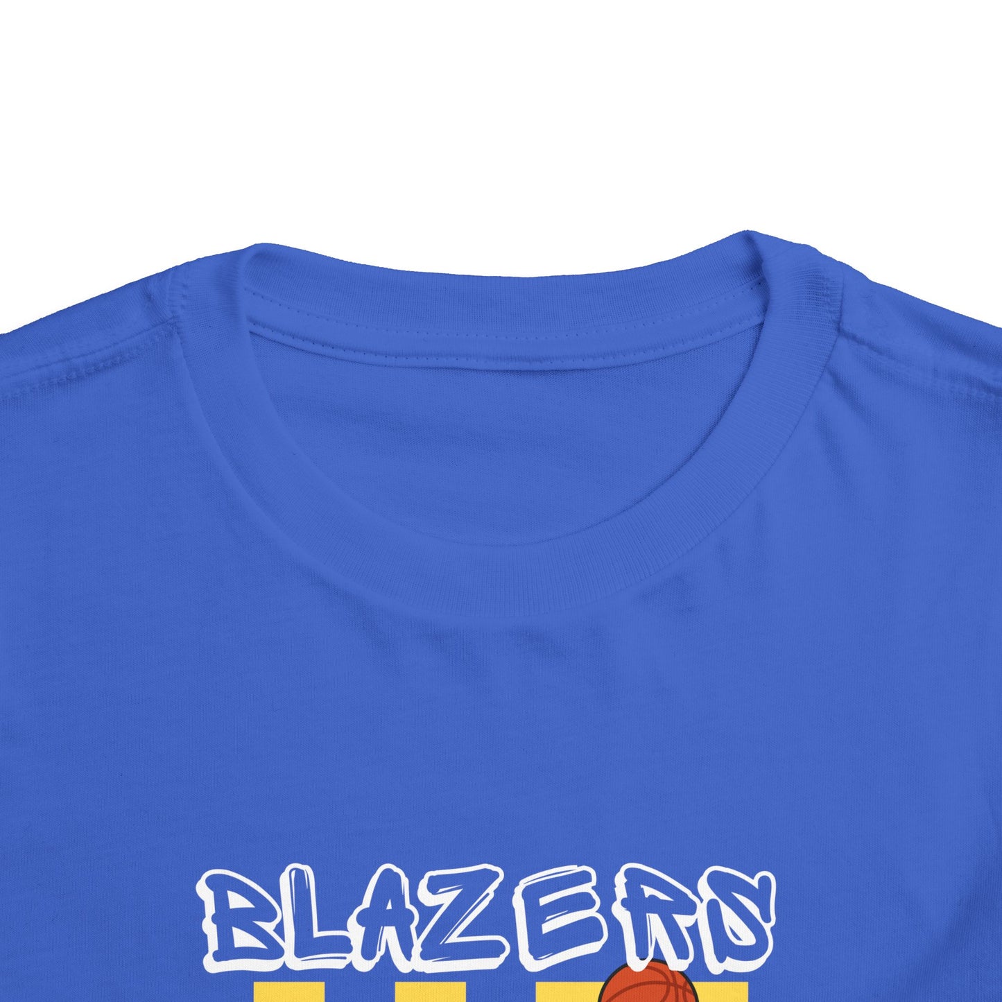 Toddler Blazers Basketball Mascot Short Sleeve Tee