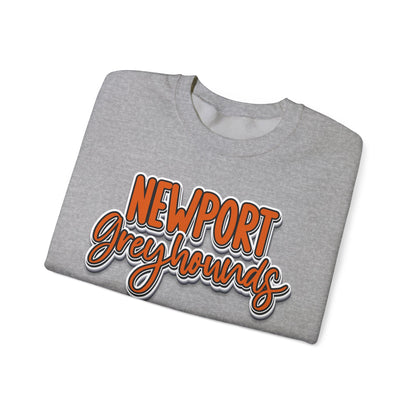 Newport Greyhounds Crewneck Vintage Graphic Sweatshirt