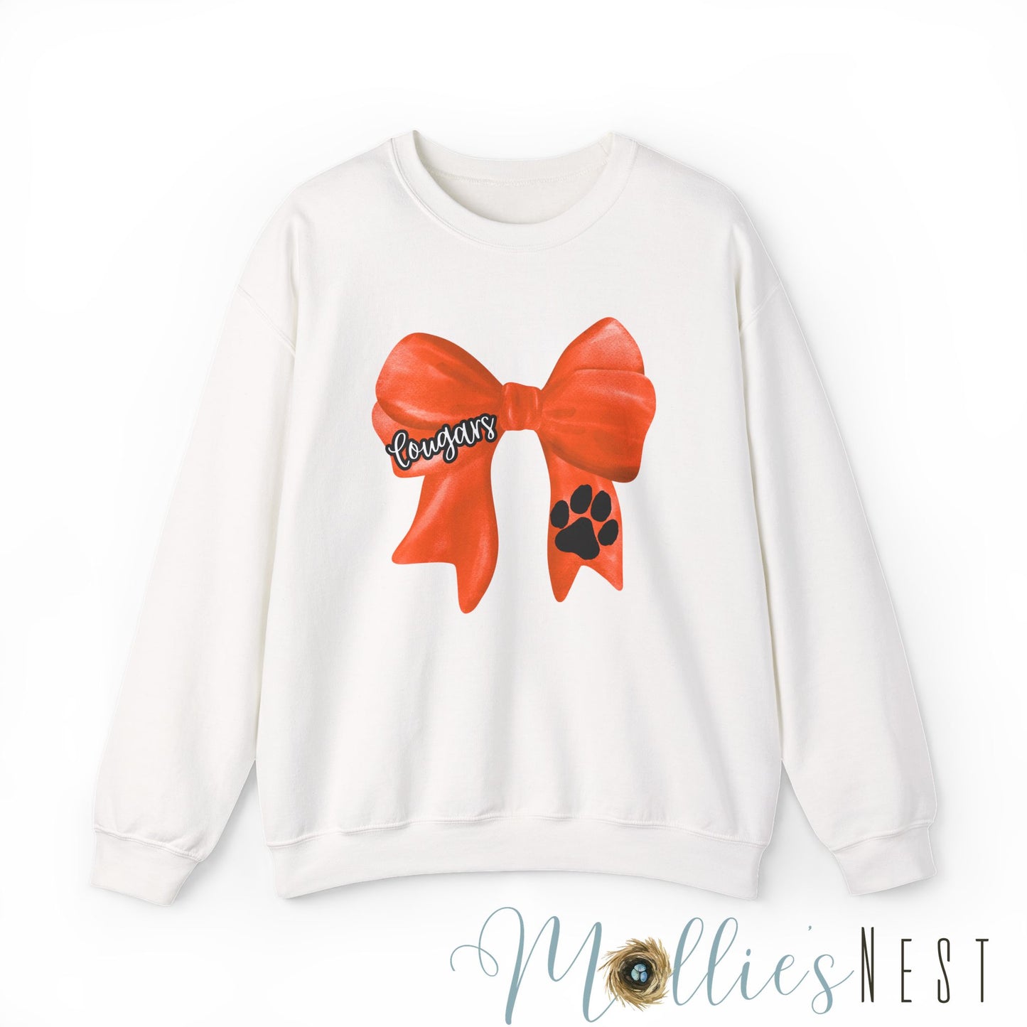 ADULT. Cougars Bow Sweatshirt