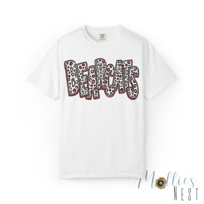 Brookland Bearcats.  ADULT T-Shirt — Leopard Stacked