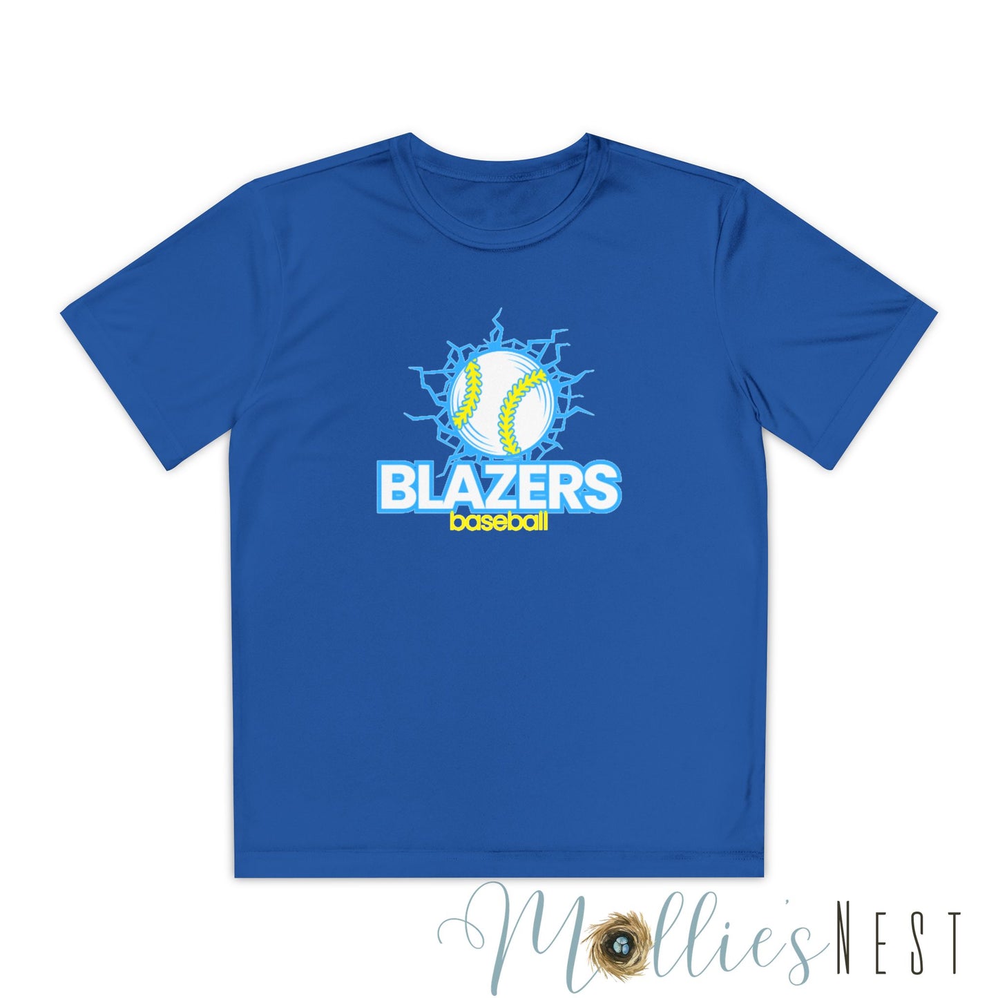 Youth Blazers Baseball Competitor Tee - Sports Fan Apparel. Blazers Baseball