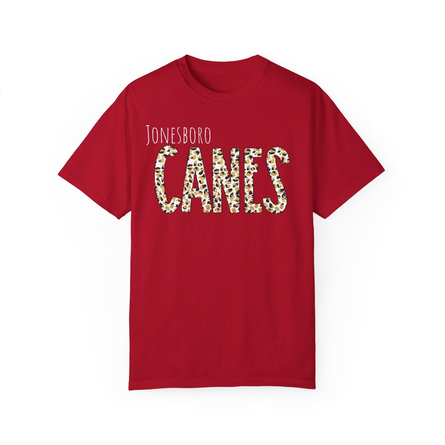 Jonesboro. Canes Leopard Garment-Dyed T-shirt