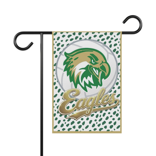 GCT. Eagles Garden Flag - Green & Gold Mascot House Banner