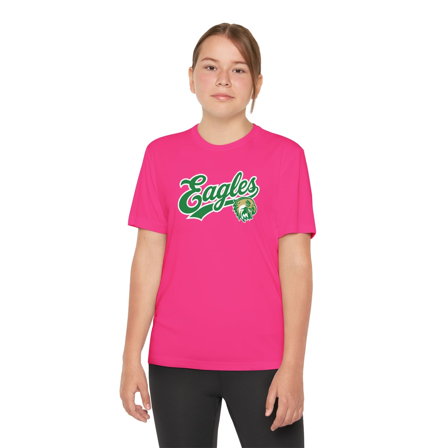 GCT Eagles Youth Drifit — Script Logo Team Shirt