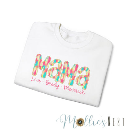 Mama. CUSTOM Heavy Blend™ Crewneck Sweatshirt