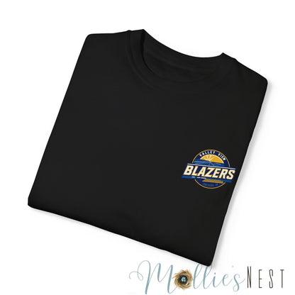 Unisex Garment-Dyed T-shirt. Valley View Blazers - CUSTOM Design. June 2025