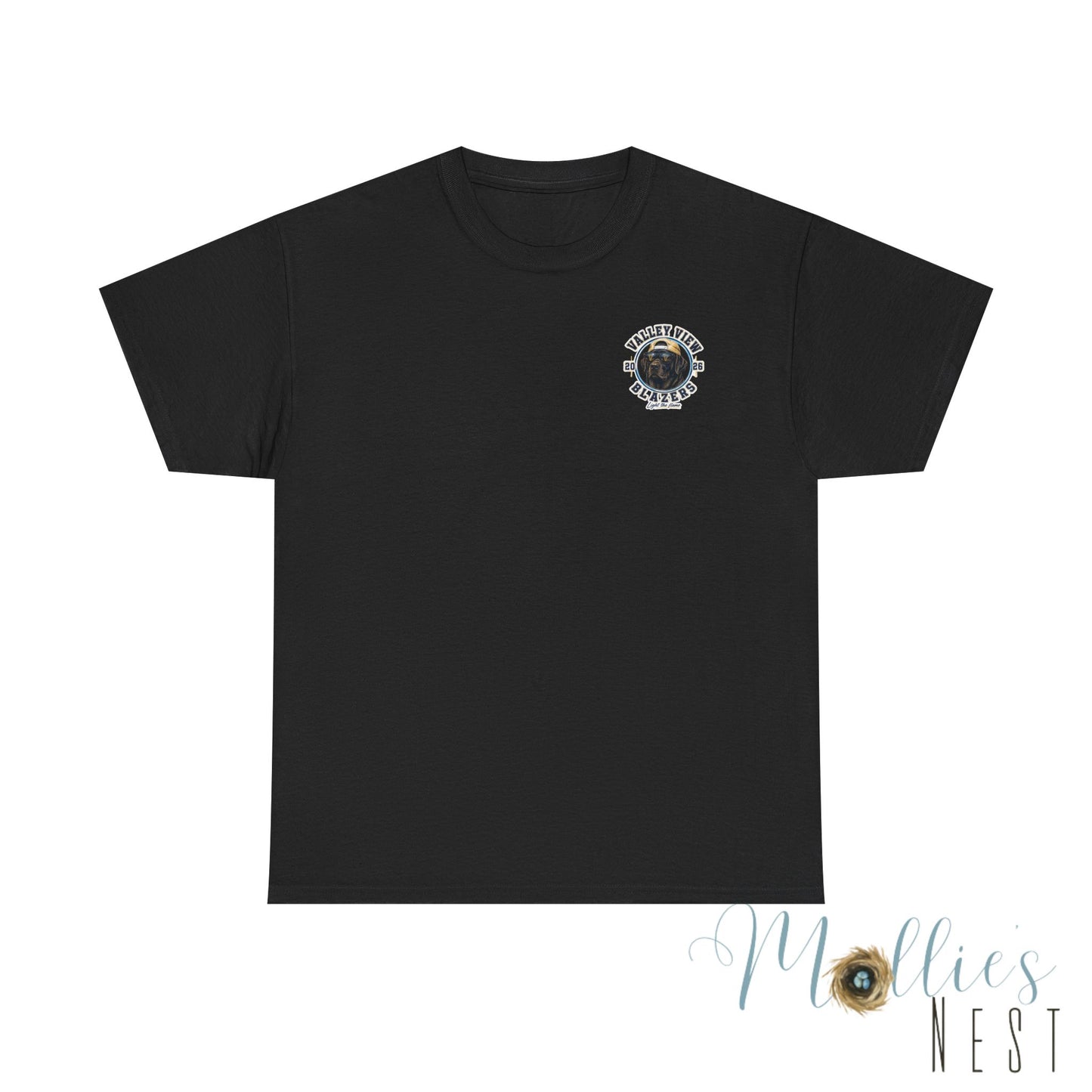 Valley View Blazers. Black Lab 2026 T‑Shirt — Dog Logo Tee