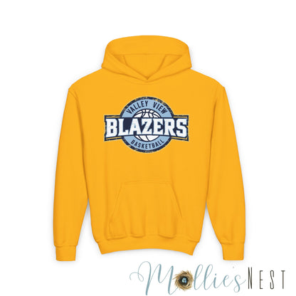 Youth Heavy Blend Hooded Sweatshirt. Blazers Basketball