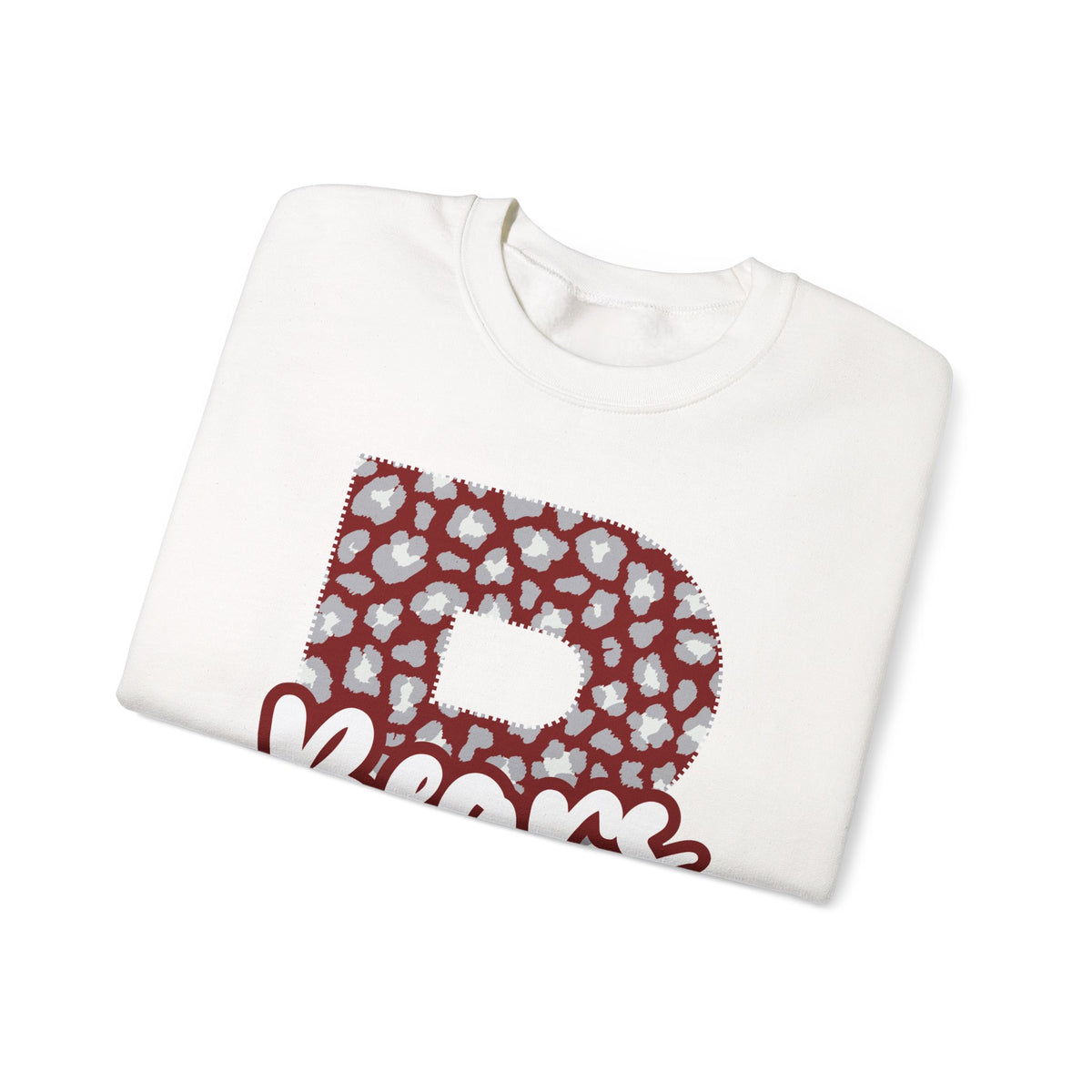 ADULT. Barton Bears. Initial B Crewneck Sweatshirt