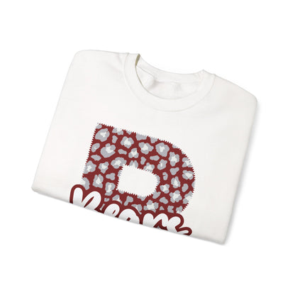 ADULT. Barton Bears. Initial B Crewneck Sweatshirt