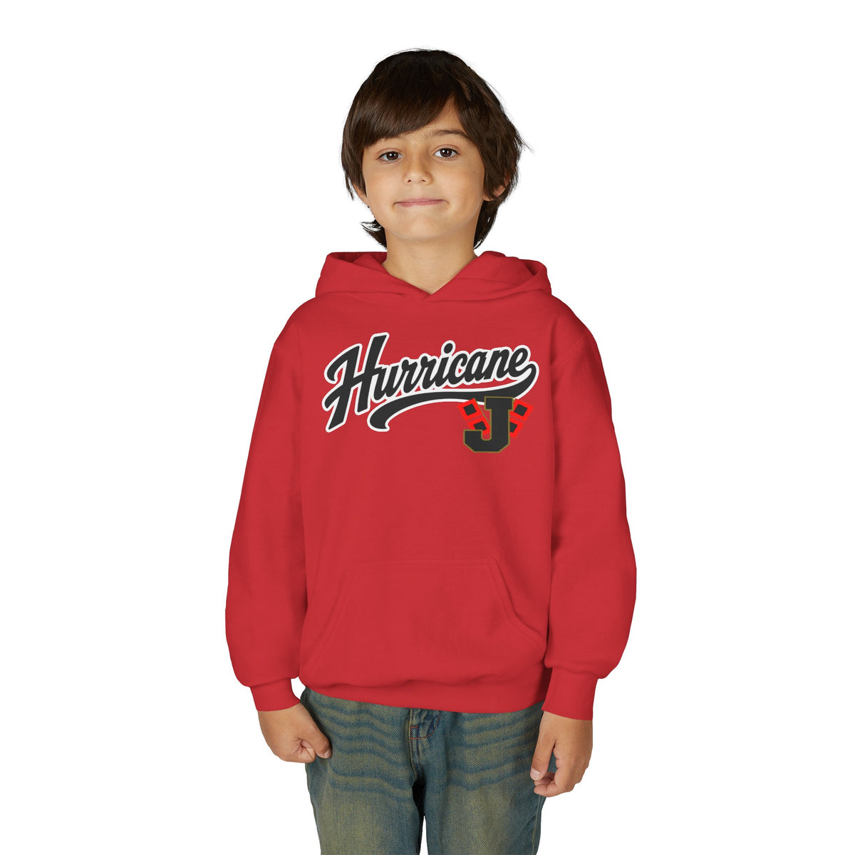 Youth Hoodie - 'Hurricane' Sports Logo Youth Hoodie