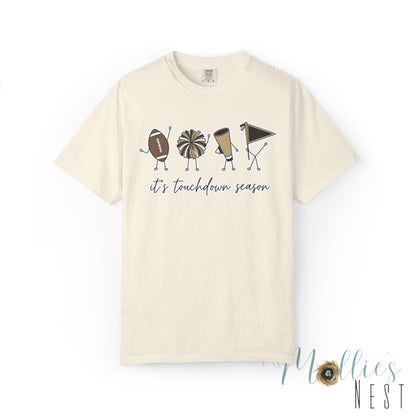 Touchdown Season (Black/Gold) - T-Shirt Football Friends Graphic