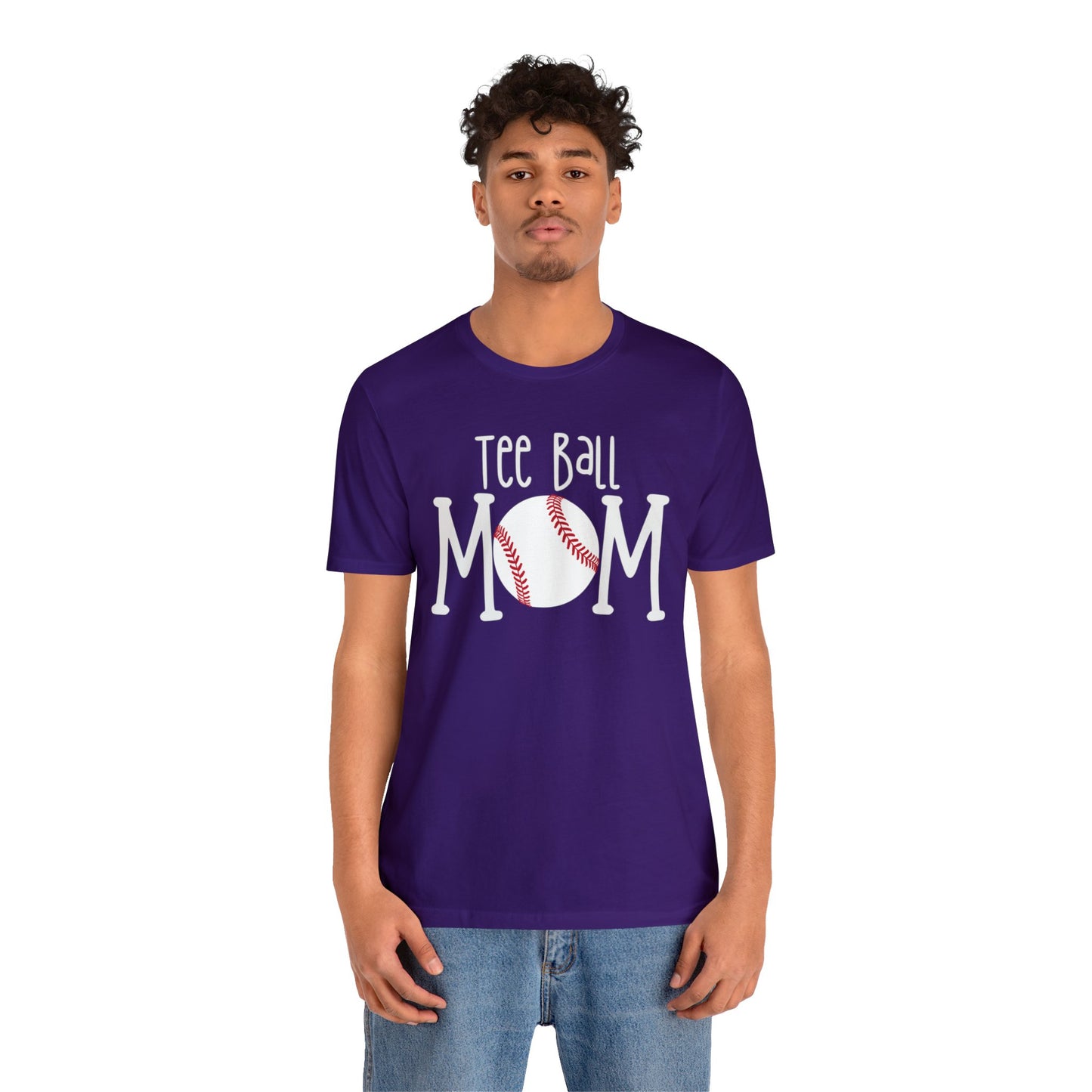 Tee Ball Mom Short Sleeve Shirt