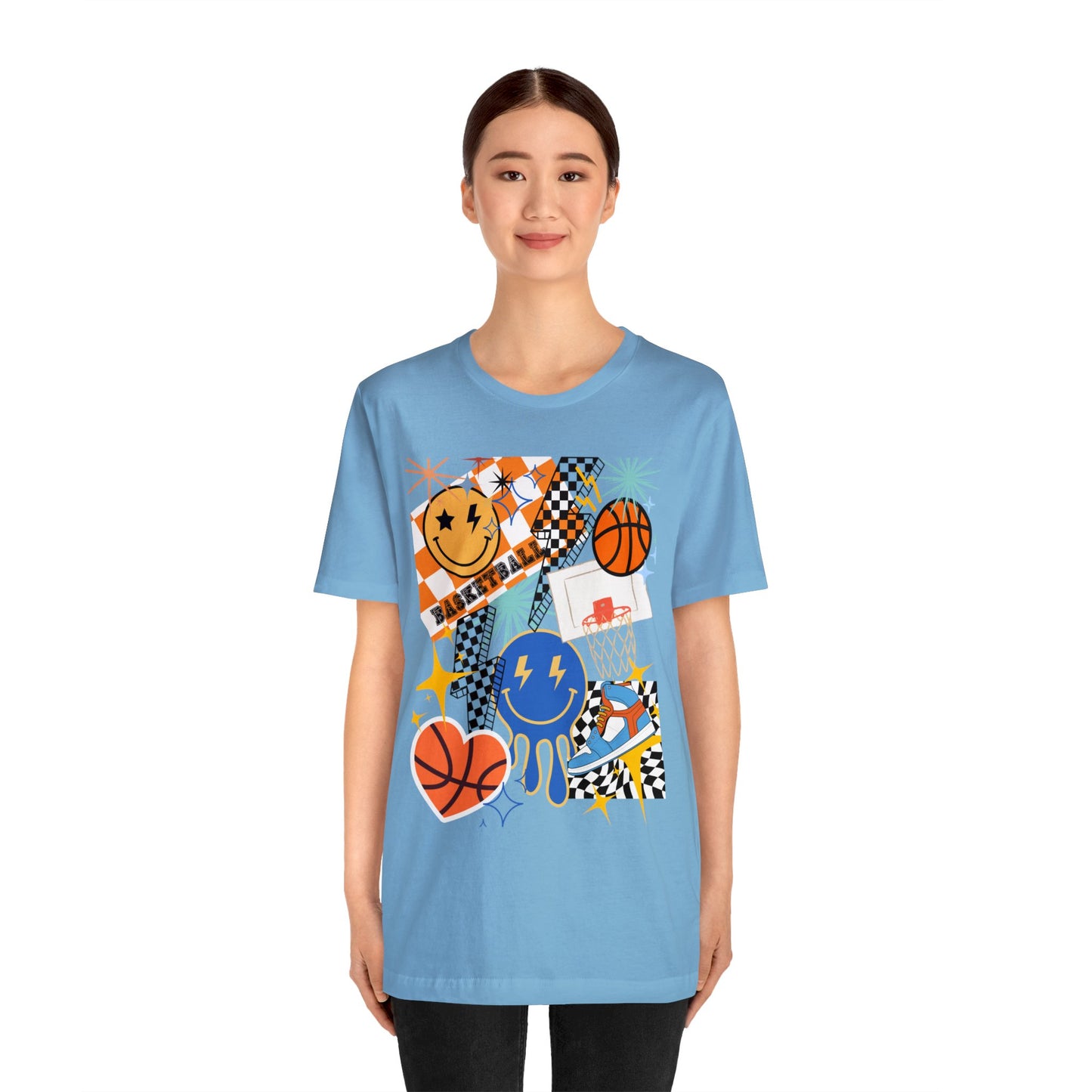 Retro basketball Unisex Jersey Short Sleeve Tee