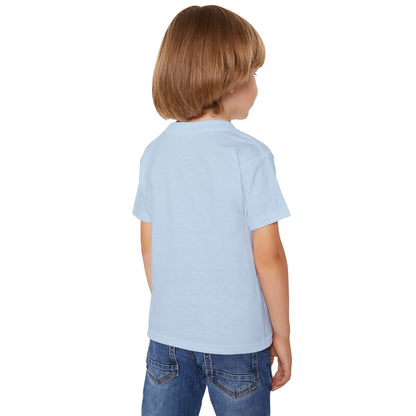 Toddler Baseball Tee — "Blazer Baseball" Team Gear (Blue Helmet, Glove & Bat). Valley View Baseball