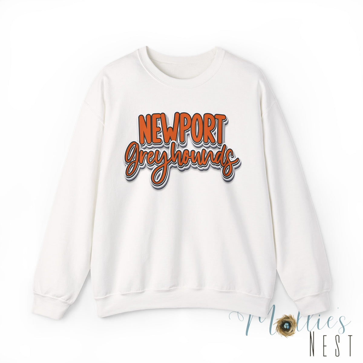Newport Greyhounds Crewneck Vintage Graphic Sweatshirt