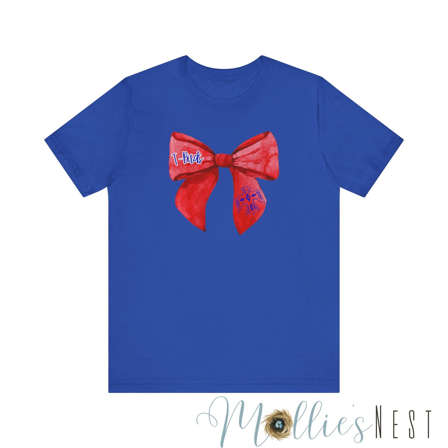 TBirds. Bow Jersey Short Sleeve Tee