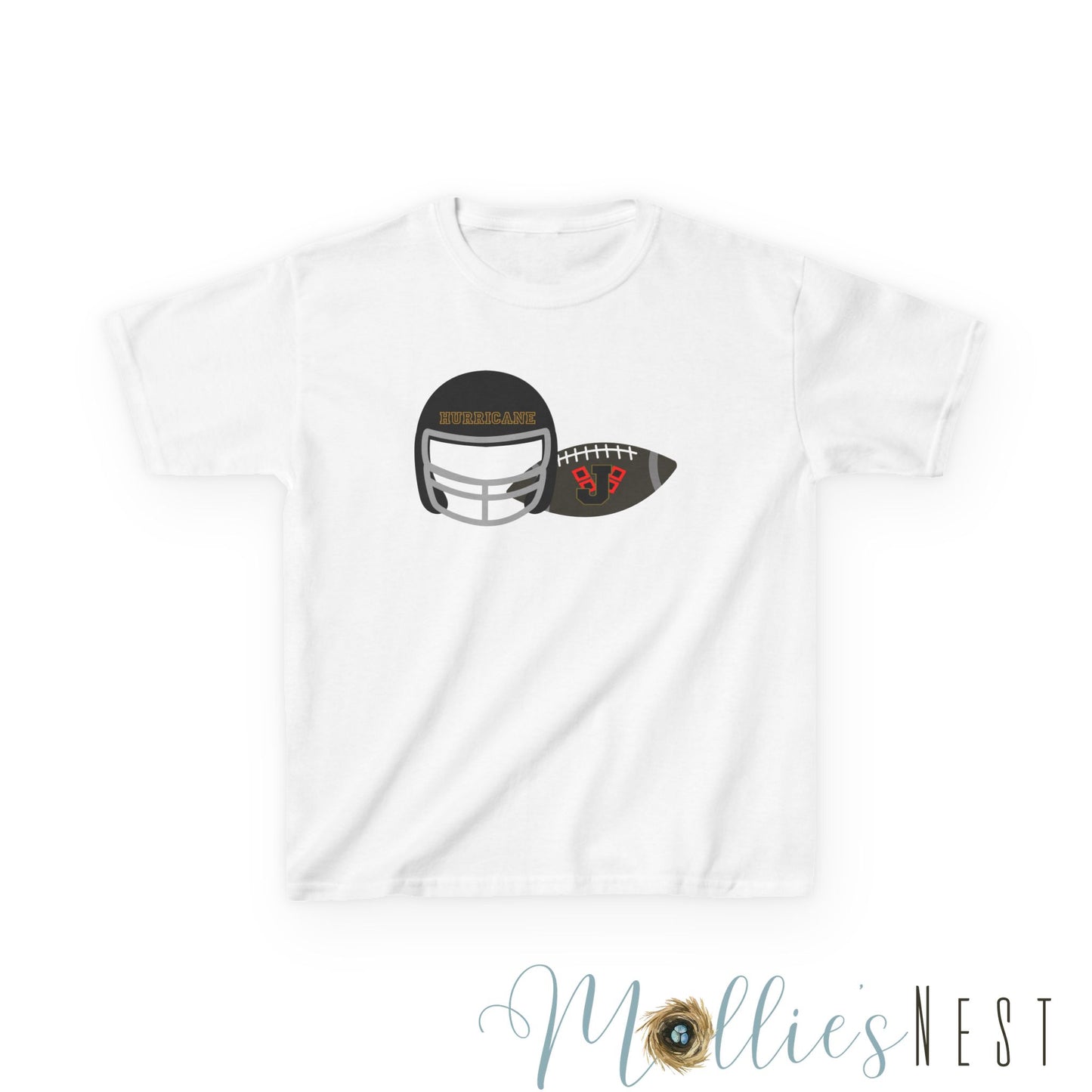 Youth Football Helmet Tee - Jonesboro