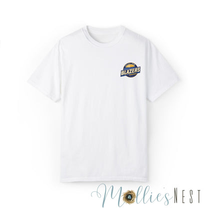 Unisex Garment-Dyed T-shirt. Valley View Blazers - CUSTOM Design. June 2025