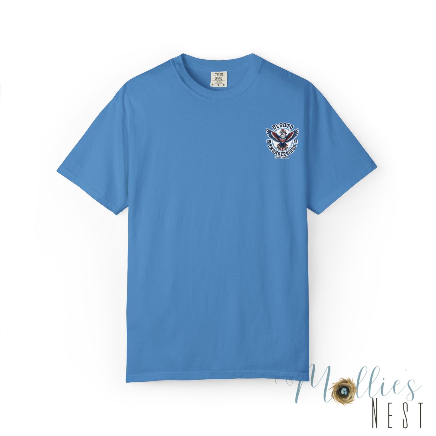 ADULT.  T‑Shirt — DeSoto Thunderbirds Mascot Graphic (2026)