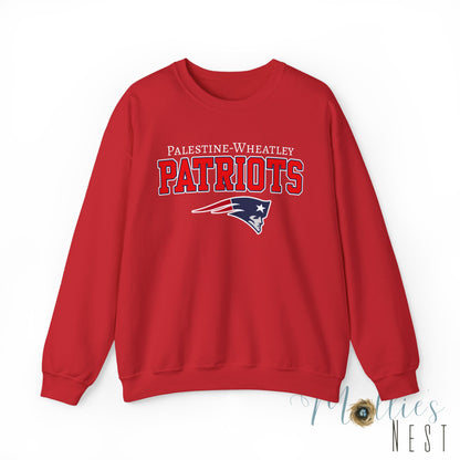 ADULT. Palestine-Wheatley Patriots Crewneck Sweatshirt
