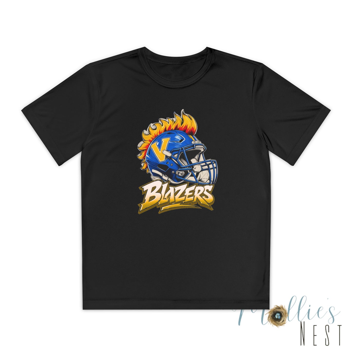 Youth FLAME Helmet Blazers. DRIFIT Football Shirt