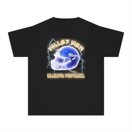 Valley View Blazers Youth Football Tee — "Light the Flame" Team Shirt.2026Schedule