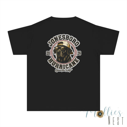YOUTH. Jonesboro Hurricane Black Lab Dog Graphic T-Shirt - 2026