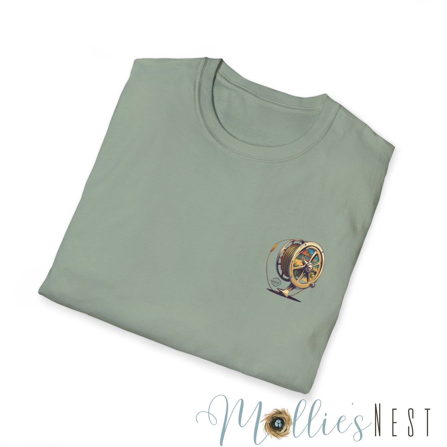 Fishing Reel Graphic Tee | MANNLY BRAND