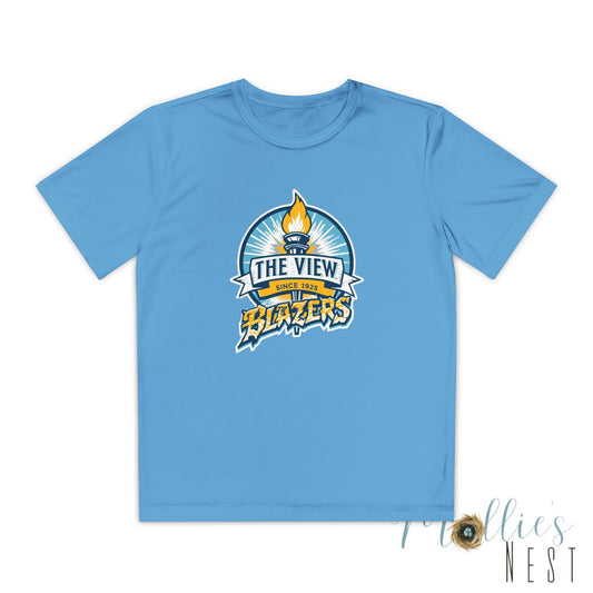 Youth Competitor Tee — 'The View' Blazers Logo Shirt