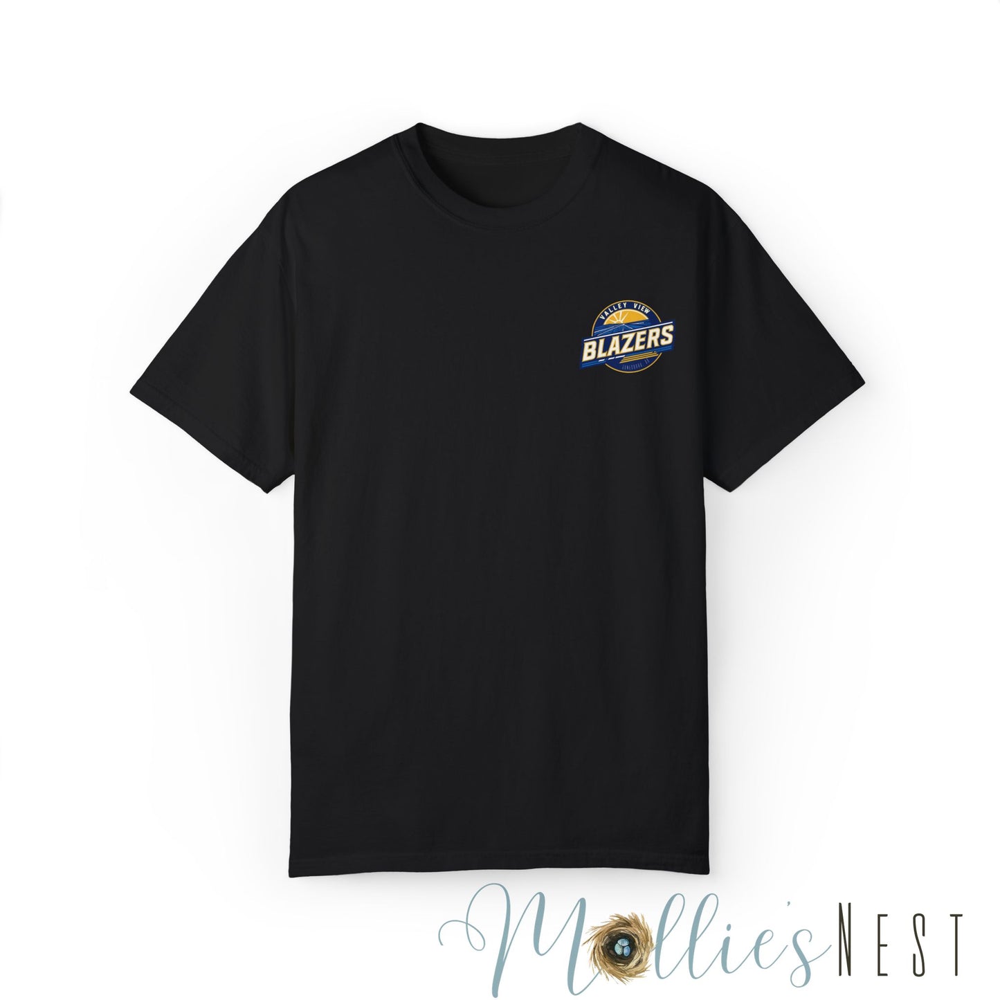 Unisex Garment-Dyed T-shirt. Valley View Blazers - CUSTOM Design. June 2025