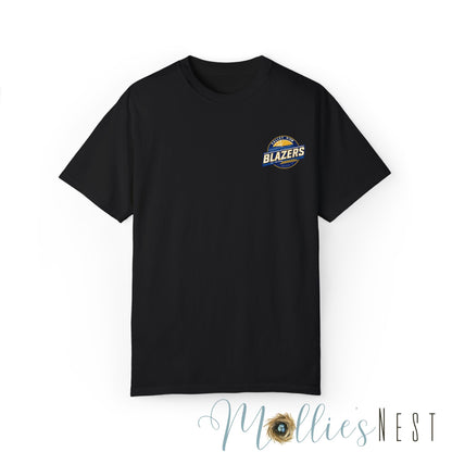Unisex Garment-Dyed T-shirt. Valley View Blazers - CUSTOM Design. June 2025