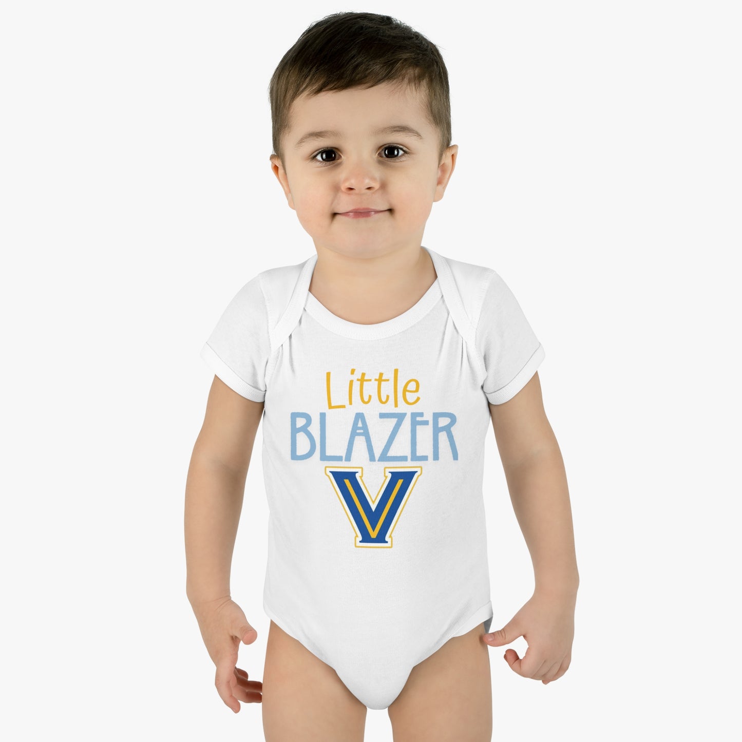 Infant. Little Blazer Baby Rib Bodysuit