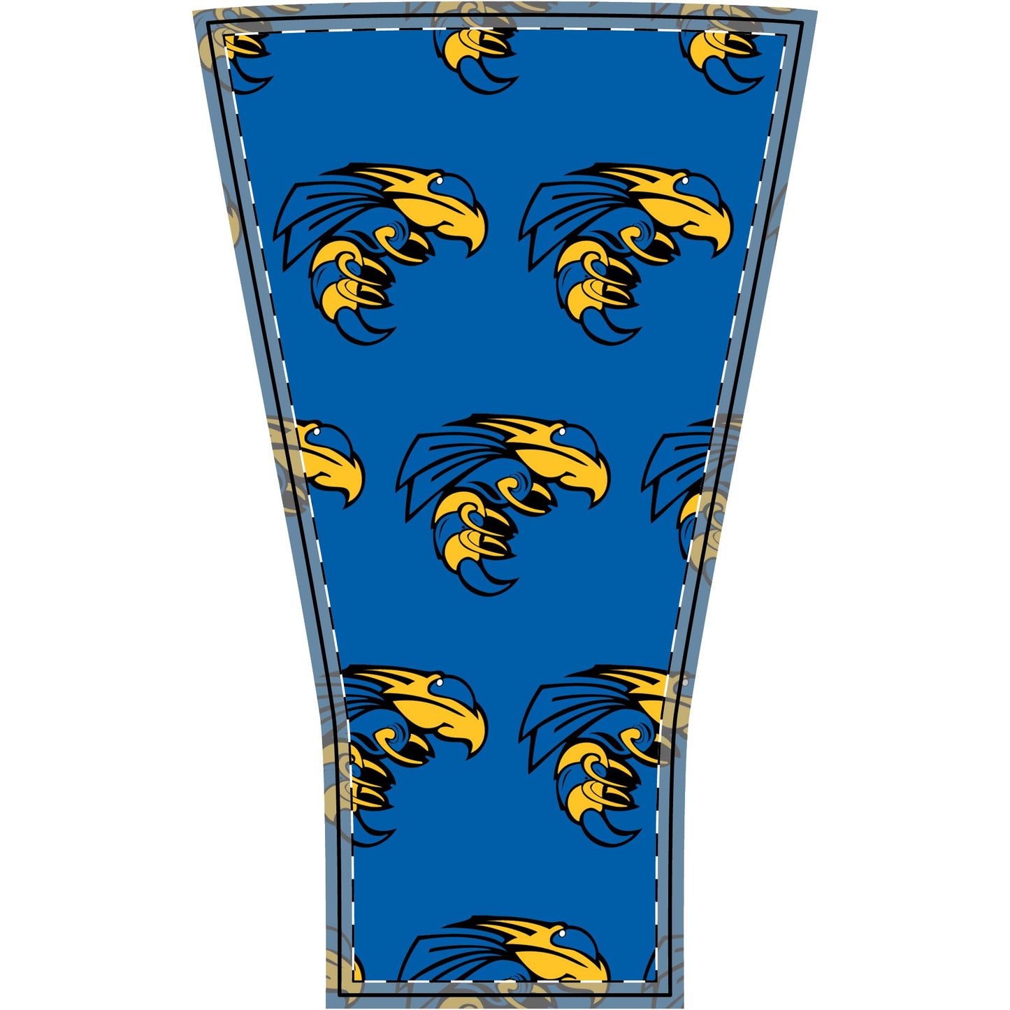 Blue Sheridan Yellowjackets Logo Arm Sleeve — Compression Sports Sleeve for Athletes & Fans