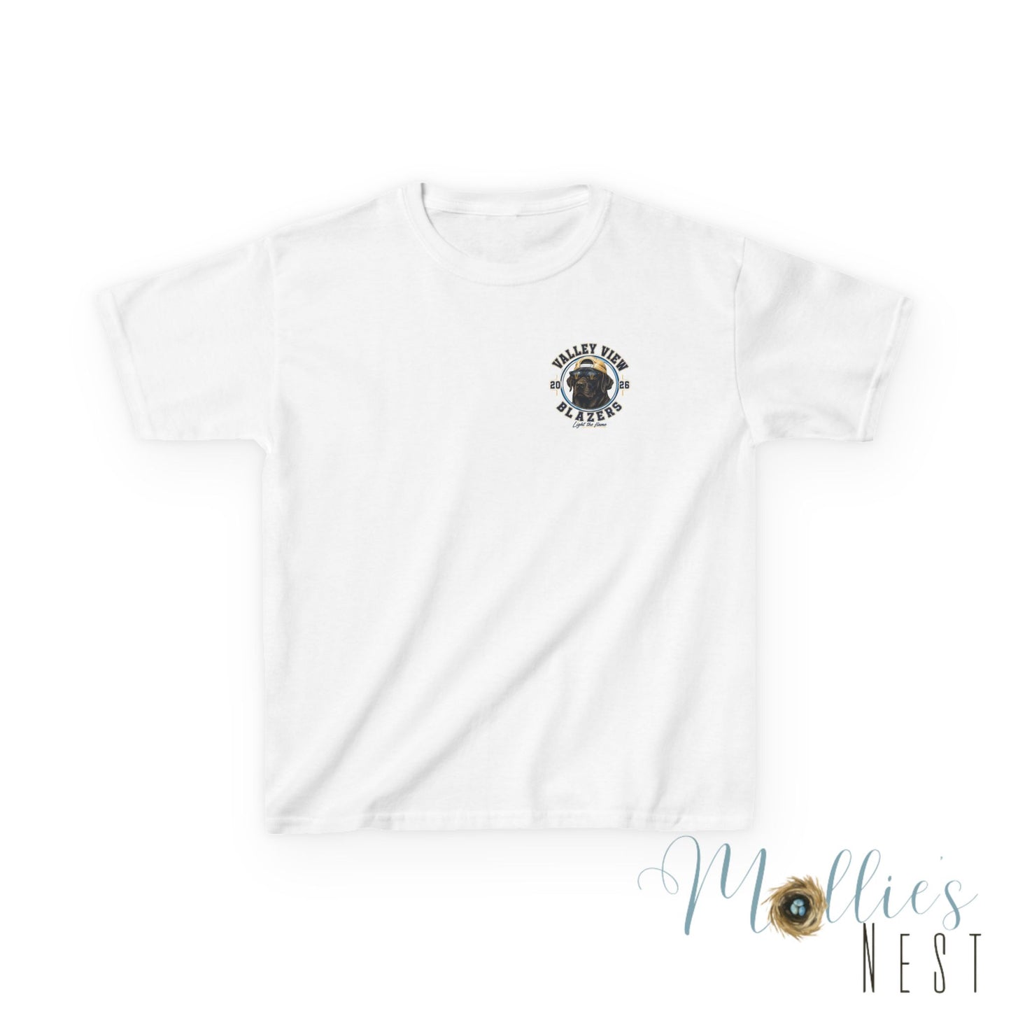 YOUTH.  Valley View Blazers Black Lab 2026 T-Shirt — Vintage Tee (2026)