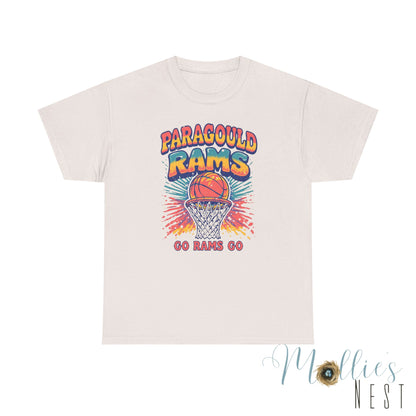 Paragould Rams. Retro Basketball Shirt. ADULT Sizes