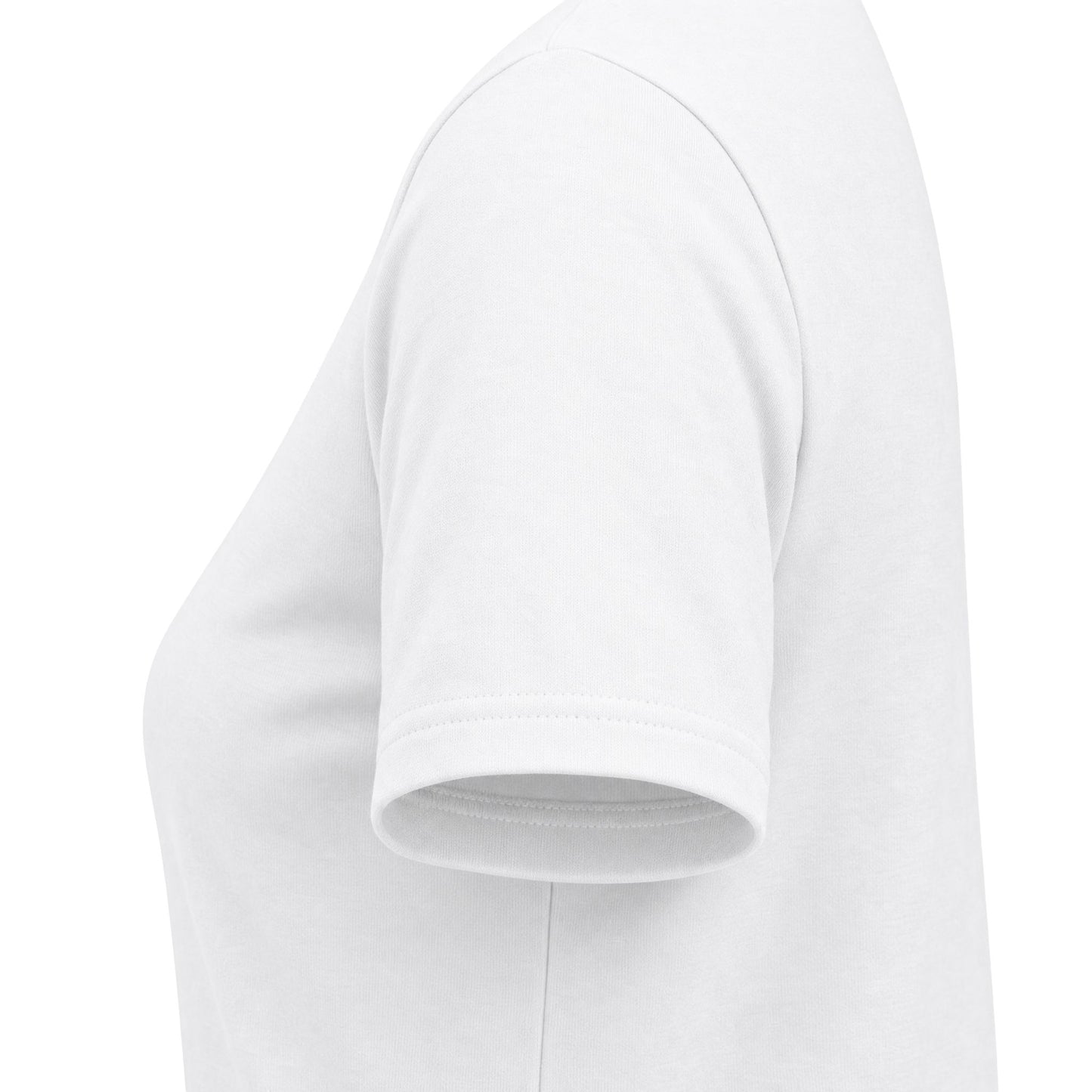 Women's Tee — Classic White Short-Sleeve T-Shirt. Touchdown Season -Blue & Yellow