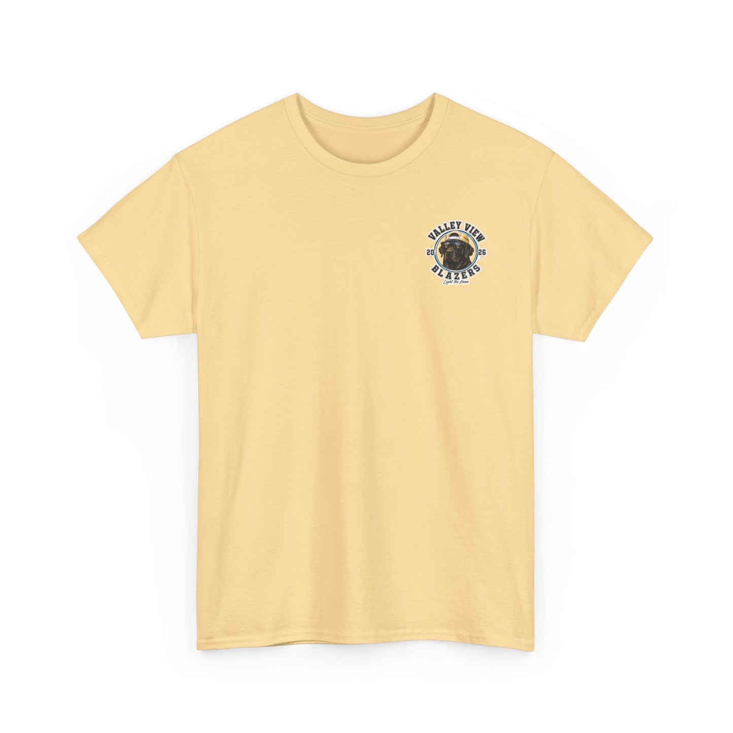 Valley View Blazers. Black Lab 2026 T‑Shirt — Dog Logo Tee