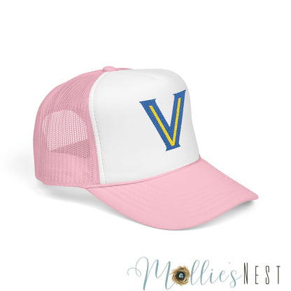 Embroidered Foam Trucker Hat, Valley View Logo