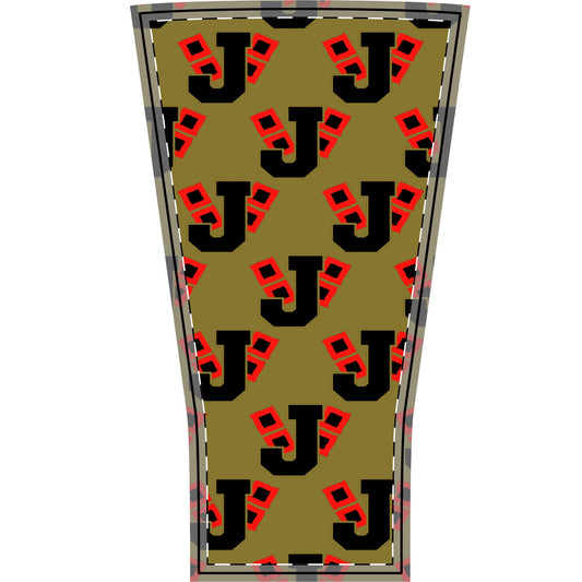 Jonesboro LOGO "J" Arm Sleeve – Red & Gold Athletic Compression Sleeve